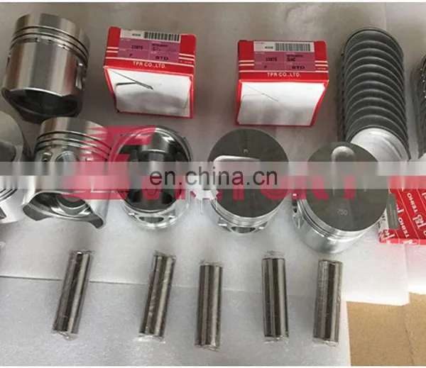 for Mitsubishi S6E S6E2 Engine Bearing Gasket Piston Ring Set photo-2