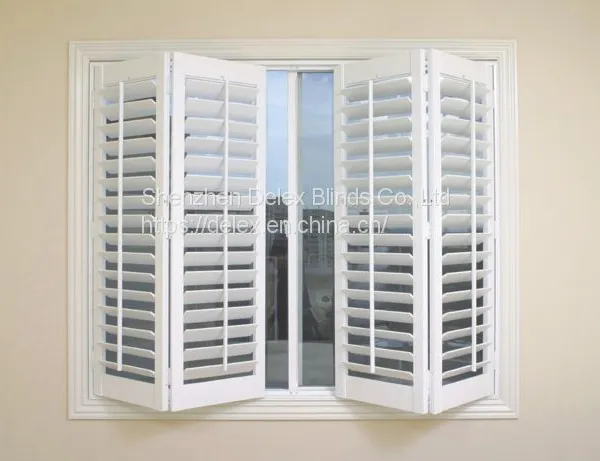 White Color Plantation Shutter for Door photo-2