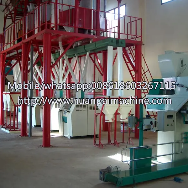 Factory Price 50TPD Maize Corn Rice Wheat Grain Flour Milling Machine Grain Grits Making Machine