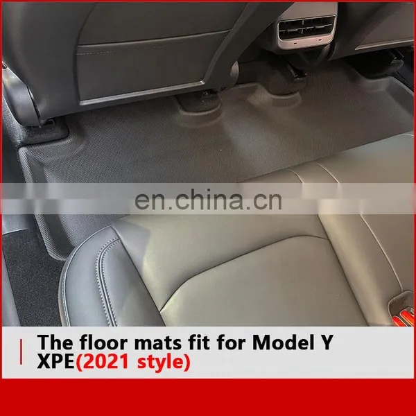 2021 Style 3D Floor Mats for Tesla Model y Car Parts Easy to Wash photo-4