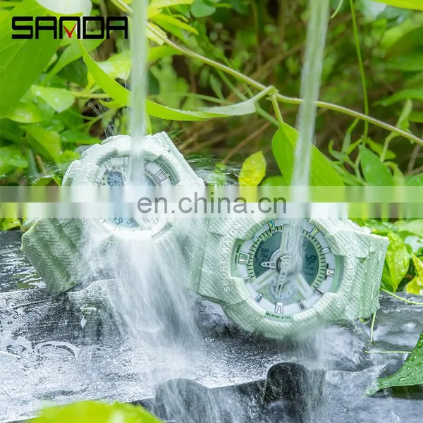 Sanda 299G 292L Leisure Sport Watches for Ladies and Men LED Luminous Waterproof Unique Functional Digital Watches Unisex photo-5