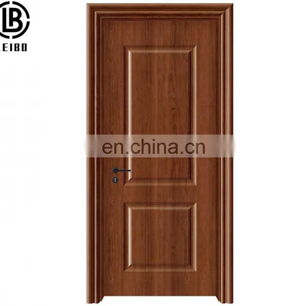 Single Solid Wooden Veneer Carving Main Door Design Models