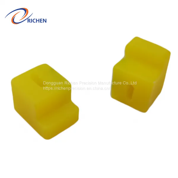 CNC Machining Milling Turning Manufacturing Mechanical OEM Custom Yellow Color Parts photo-2