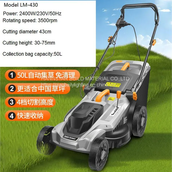 2400W Electric Mower Machine Grass Cutter Machine 3500rpm photo-3