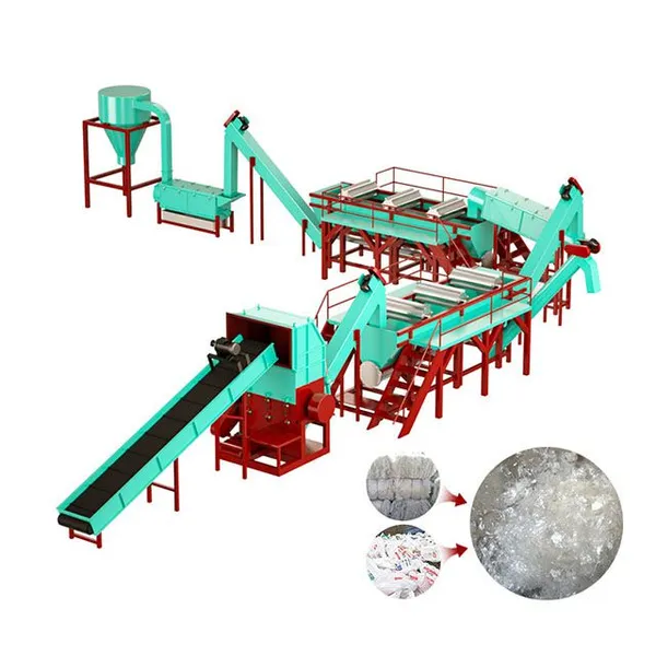 Hot Sale PP PE Film Woven Bag Washer With Hot Washing