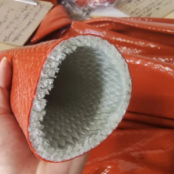 SiliconeFiberglassFireJacket SiliconeFiberglass ZBAO 4mm-150mmThe Heat Shroud Sleeve Heat Shield Fire Sleeve ProtectiveInsulationSleeve