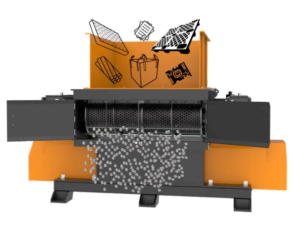 Jiangsu Machinery Waste Plastic Recycling Single Shaft Shredder photo-2