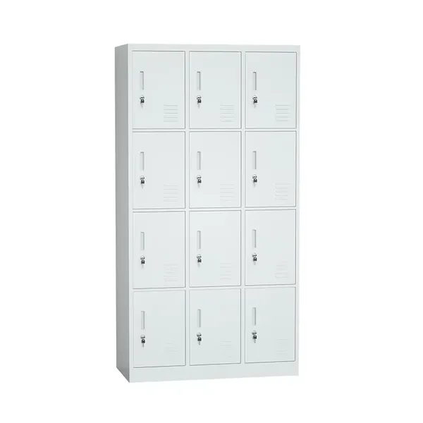 12 Doors Locker Gym Metal Locker Cabinet Gym Employee Changing Room Cabinet