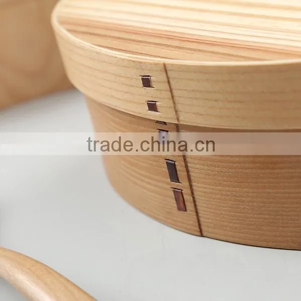 Natural Solid Wooden Food Lunchbox photo-5