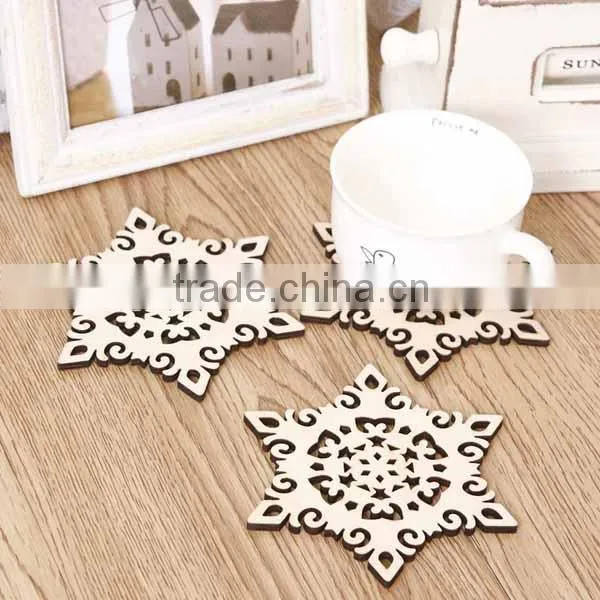 Eco Friendly Handmade China Factory Custom Sheep/pumpkin Mug Cup Laser Cut Place Mat Material Wooden Dining Table Ware photo-2