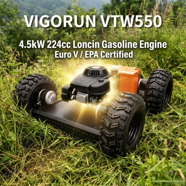 Industrial Remotecontrol Zero Turn Wheeled Lawn Mower Single Cylinder Gas-Electric Hybrid for Household Road Backyard Orchard