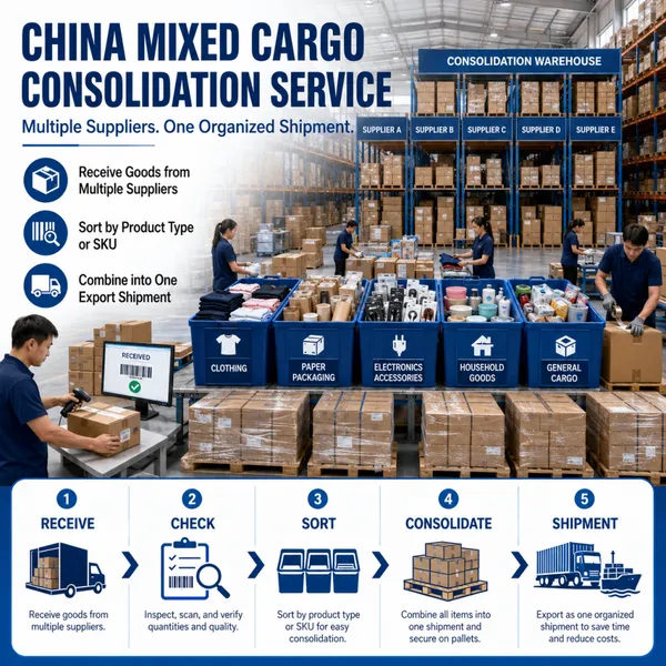China Mixed Cargo Freight Forwarder for Importers and Small Business Buyers photo-2