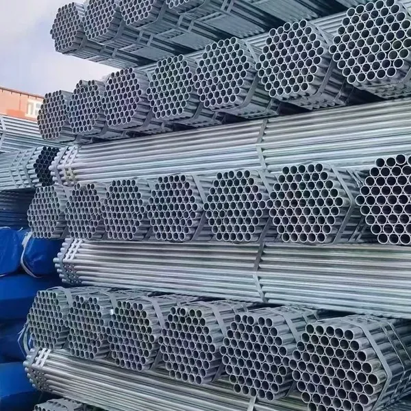Steel Tube Hot Dipped Galvanized Gi Pipe for Greenhouse ERW Steel Welded 1mm Round Hollow Pipe 2 Inch Galvanized Pipe photo-3