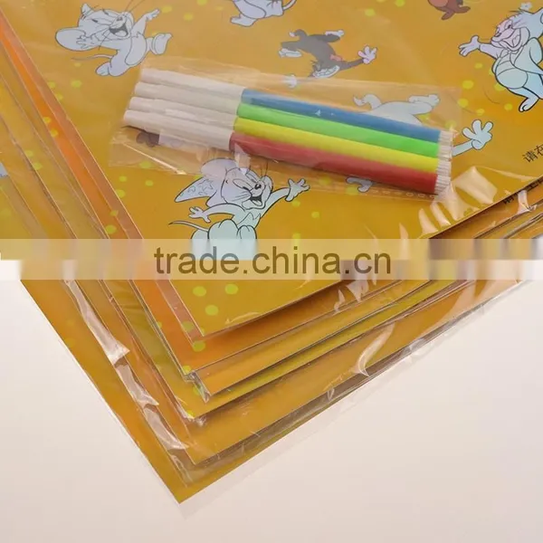 Kids Children Cartoon Dazzle Colour Color Diy Paste Laser Sticker photo-3