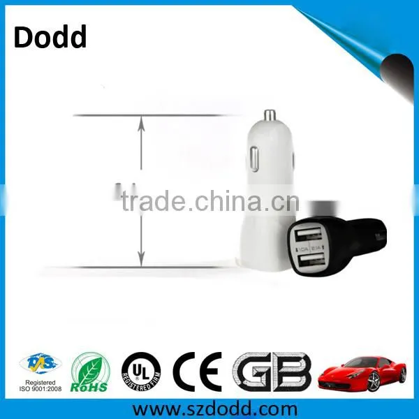 Mini Car Charger,portable Usb Car Charger,for Mobile Phone Dual Usb Car Charger photo-2