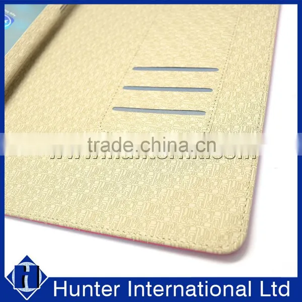 Hot Pink Embossed Flowers Tablet Case For IPad Pro photo-3