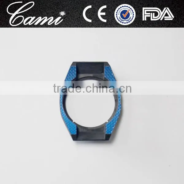 Low MOQ Blue 3D Carbon Fiber Watch Case and Bezel Insert for Man Watches photo-2
