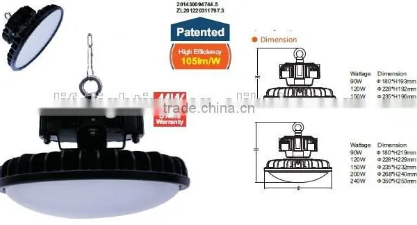 Industrial China 150W Warehouse Led High Bay Light With IP65 photo-6
