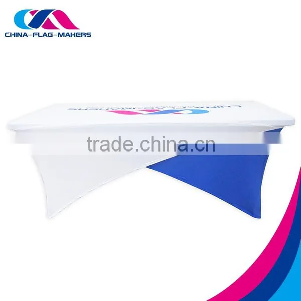 Custom Elastic Polyester Fabric Stretch Tablecloth photo-2