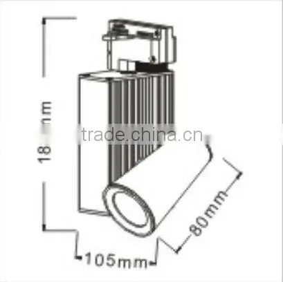 LED COB ROSH CE LVD Track Light photo-3