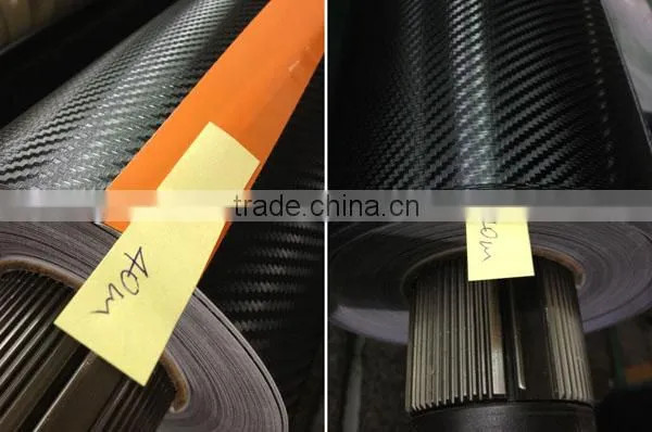 160mic Carbon Fiber Vinyl Car Vinyl Wrap