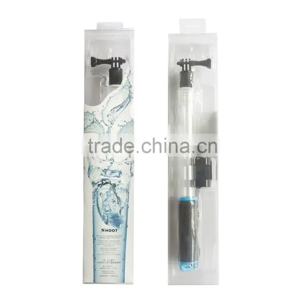 24inch GoPros Transparent Pole Floating Extendable Go Pro Action Camera Selfie Monopod Clear photo-5