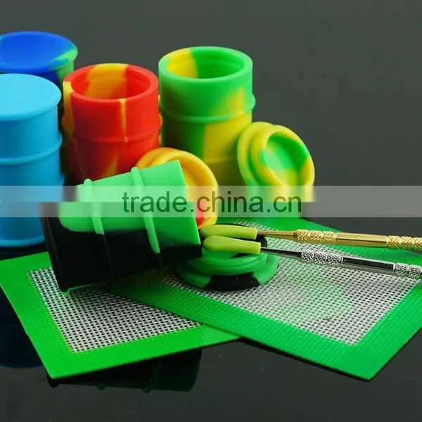 Small Oil Wax Jar Food Grade Silicone Container Glow in the Dark Silicone Jars Container photo-5