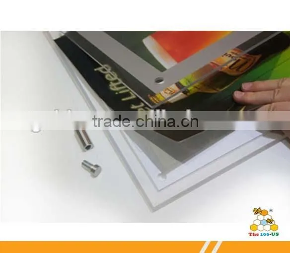 Acrylic Slim Wall Mounted Advertising Crystal LED Light Box photo-3