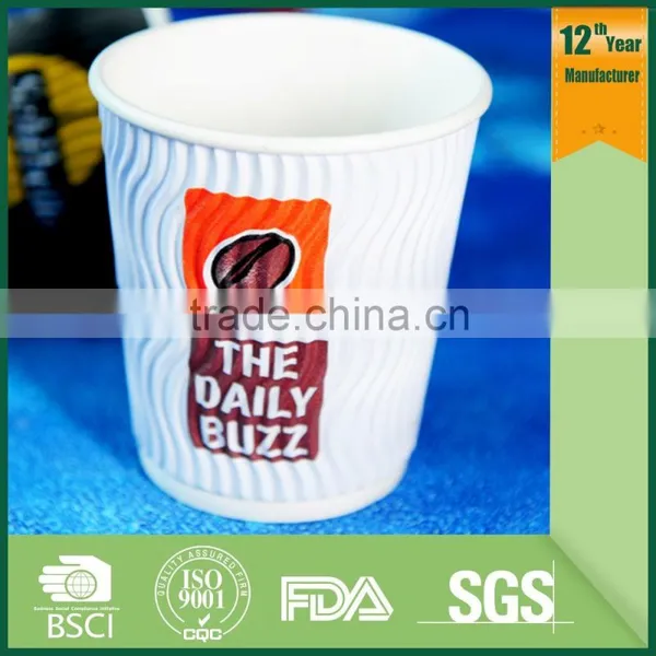 Hot Paper Cup pe Coated Cup Stock Paper Paper Coffee With Lid photo-5