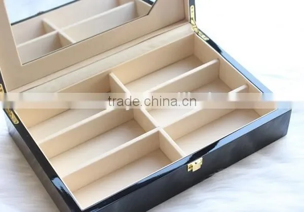 Luxury Big Mirror Wooden Glasses Box Wholesaler,sunglasses Display Case photo-3