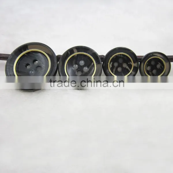 Sedex Audited Factory 2 Pillar Polyester Horn Button, Resin Horn Button photo-5