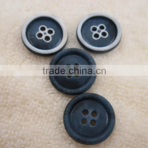 Sedex Audited Factory 2 Pillar Burnt Rim 4 Holes Fire Proof Urea Button, Urea Button for Suit photo-4