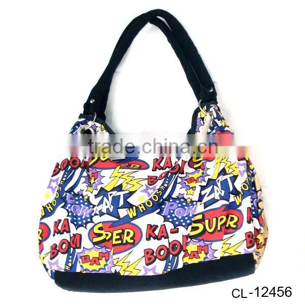 2012 Trendy Fancy Good Leisure Cotton Handbag