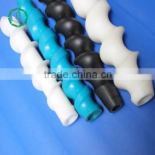 High Quality Cnc Machined Plastic Uhmwpe Transporting Screw