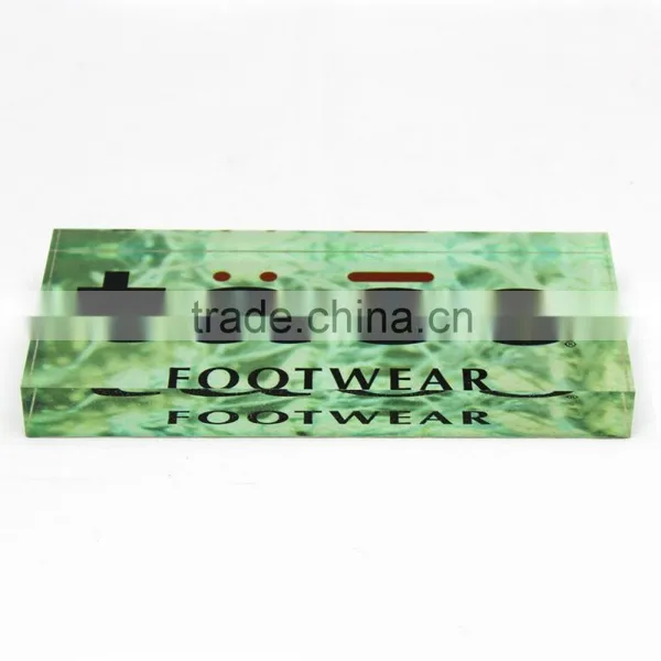 Advertising Equipment Display Block Plastic Picture Frames, Logo Block photo-3