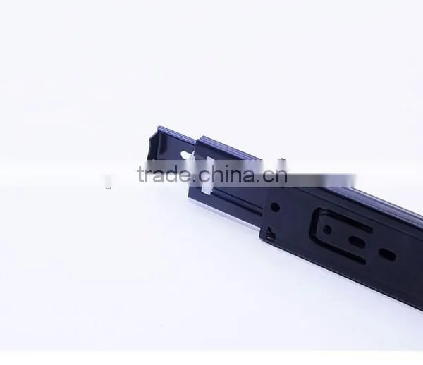 45mm Three Section Device High Quality Ball Bearing Slides With Damper Slide Solf-closing Drawer Slide photo-5