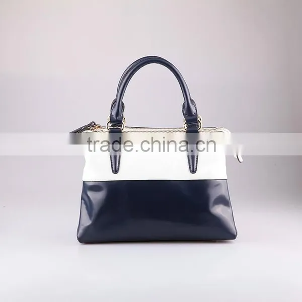 4073 Best Price PU Women Handbags Tote Bag With Two Metal Zip Top photo-2