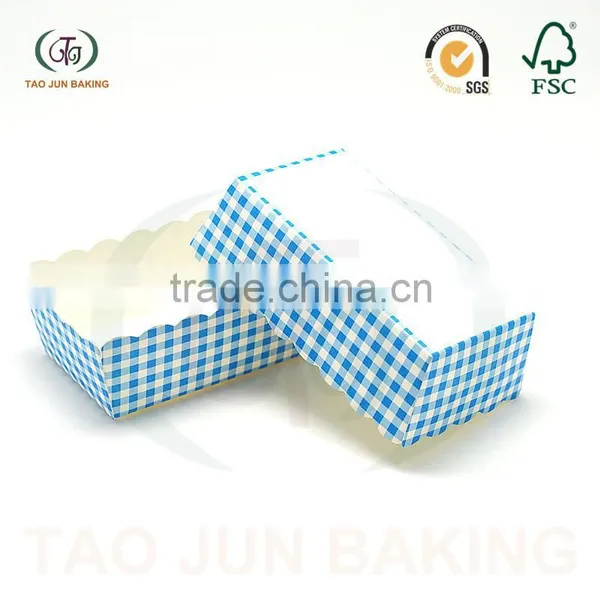 14*5*4cm Rectangle Shaped Disposable Cake Container Baking Cups photo-2