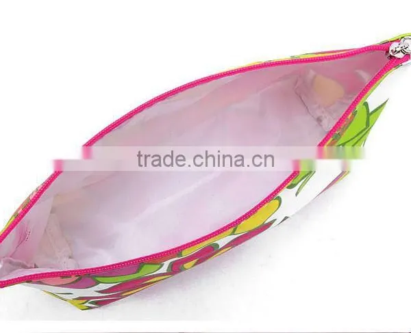 Promotional Charming Printed Flower Cosmetic Bags for Women photo-6