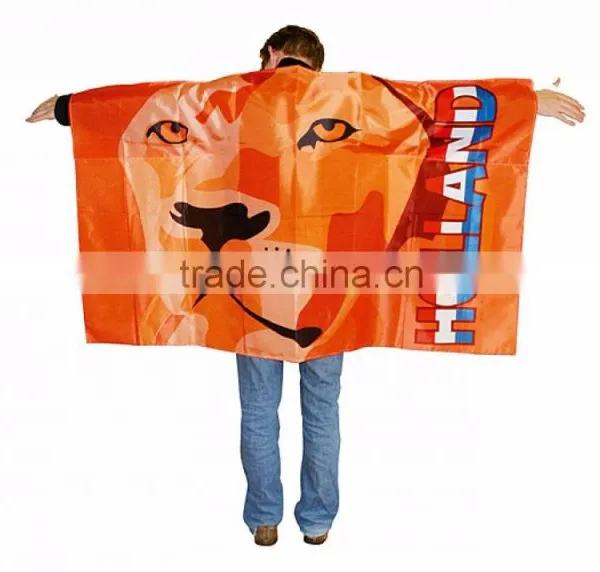 High Quality Printed Type Custom Polyester Sport Game Flag Cape photo-5