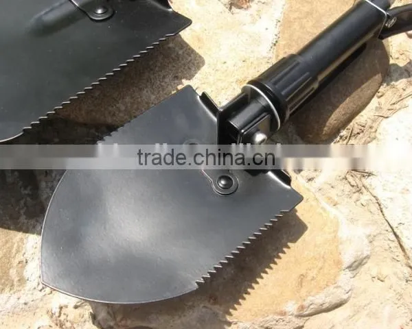 Camping Garden Portable Multifunction Folding Metal Shovel photo-2