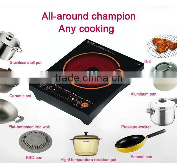 2000W Heat-resistance Portable Electric Cooktops Germany Stove Ceramic Glass photo-4