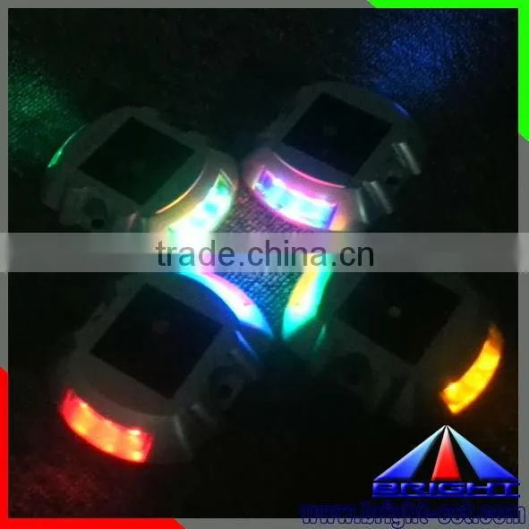 IP68 Waterproof Solar Panel Led Stud Lights, Led Road Stud Light, Led Traffic Road Cat Eyes Solar Light photo-2