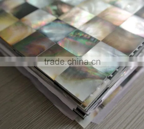 Blacklip Mother of Pearl Mosaic, Seamless on Mehs,bathroom Wall Tile photo-4