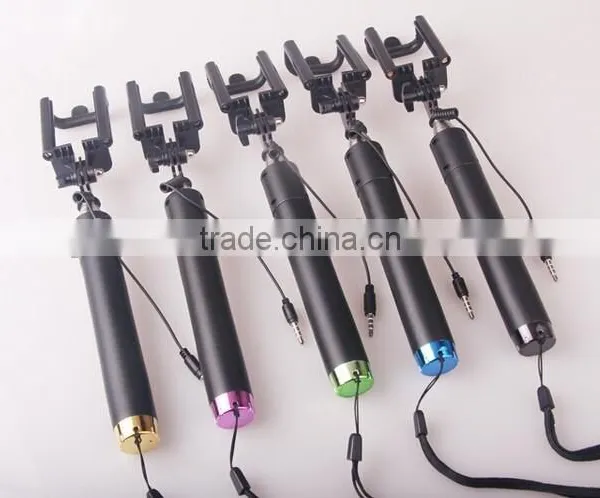 Family Phone Cable Selfie, Wired Selfie Stick for Traveling, Gifts Packaging Monopod photo-6