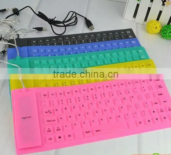 85keys Flexible Waterproof Silicone Keyboard