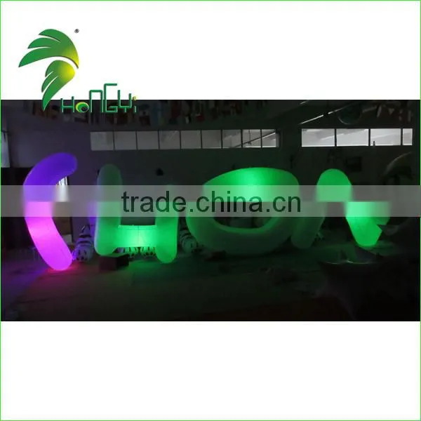2016 Colorful Custom Decoration Inflatable Figure Model / Decoration Giant Inflatable Letters Lighting For Advertising photo-6
