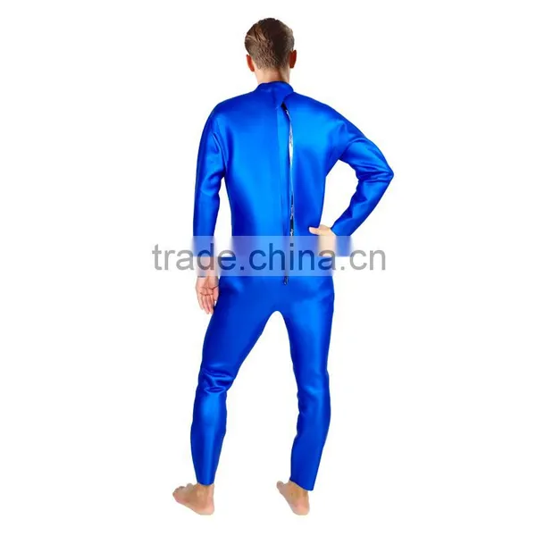 Blue Long Sleeve CR Neoprene Diving Wetsuit Full Wetsuit for Surfing photo-4