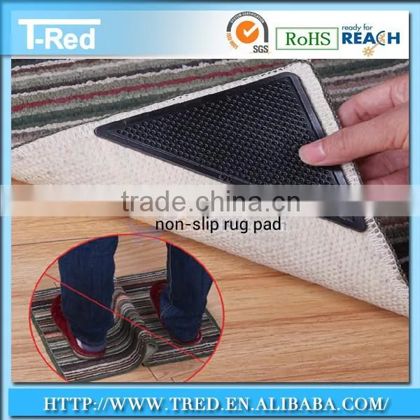 Reusable Rug Grippers pu Gel Non Slip Rug Pad for Home