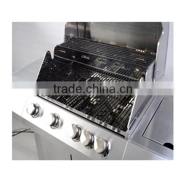 Simplified Large Cooking Area Stainless Steel Outdoor Grill photo-2
